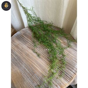 Simulazione aria <span class=keywords><strong>veccia</strong></span> selvaggia appesa Tillandsia usneoides soffitto appesa in stile Mori <span class=keywords><strong>pianta</strong></span> verde matrimonio morbido - Product Image 6