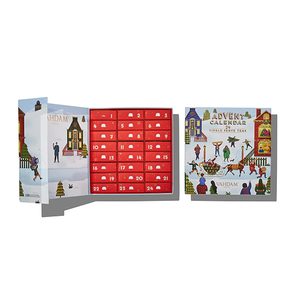 Calendrier <span class=keywords><strong>de</strong></span> <span class=keywords><strong>l</strong></span>'<span class=keywords><strong>Avent</strong></span> en Carton Rigide Personnalisé avec Revêtement UV, Design Gaufré, Matériaux Écologiques, Routine <span class=keywords><strong>de</strong></span> Maquillage Personnalisable - Product Image 2