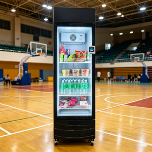 Wholesale Smart Beverage Vending Fridge Beer Wine Drink Cooler Ai Vending Machine <b>With</b> Card Reader Smart Ai Mini Fridge Vending - Product Image 1