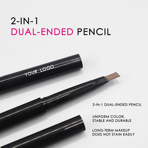<span class=keywords><strong>Crayon</strong></span> à sourcils imperméable noir <span class=keywords><strong>brun</strong></span> <span class=keywords><strong>foncé</strong></span> 2 en 1 <span class=keywords><strong>Crayon</strong></span> à sourcils cosmétique longue durée Stylo à sourcils - Product Image 5