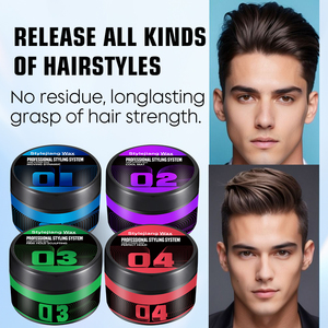 Gel encerado para cabello trenzado para el cuidado del cabello con forma de sujeción y brillo fuerte no graso con logotipo personalizado - Product Image 3