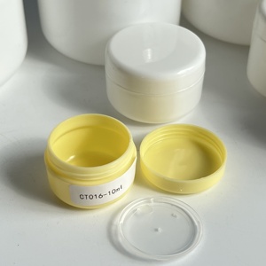 4 8oz 10g 15 50ml 100ml vuoto bianco doppio muro opaco <span class=keywords><strong>crema</strong></span> per il <span class=keywords><strong>viso</strong></span> glassato balsamo per le labbra PP contenitore barattolo di plastica con coperchio per cosmetici - Product Image 3
