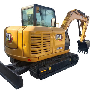 Mini-excavatrice hydraulique Caterpillar Cat 305.5e2 de 5 tonnes de poids opérationnel, avec composants de moteur et de pompe d'origine. - Product Image 1