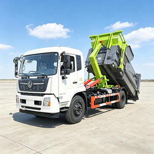 รถบรรทุกตักขยะไฮดรอลิก Dongfeng Kinland 16T พร้อมสถานีบดอัดขยะเคลื่อนที่สำหรับการขนส่งขยะในเขตเทศบาล - Product Image 6