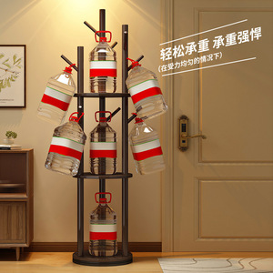 Simple floor-<b>standing</b> coat rack without hardware installation, suitable for home use, bedroom, and living room. - Product Image 2
