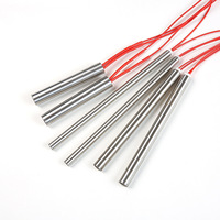 12v 24v 120v 220v 50w 80w 200w acier inoxydable haute densité immersion électrique élément chauffant de l'eau cartouche chauffante