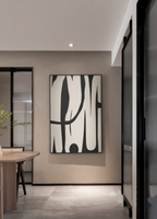 Usine directe moderne hôtel appartement abstrait nature morte blanc et noir 3D coloré nordique peinture toile décoration murale