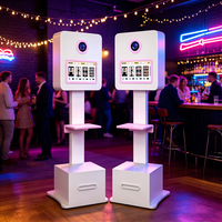 Impresora de Fotos Portátil Ligera de Impresión Instantánea para Cabina de Selfies, Personalizable para Negocios