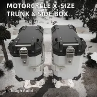 Nouvelles valises latérales et arrière pour moto en alliage d'aluminium durable 28L avec garantie d'un an