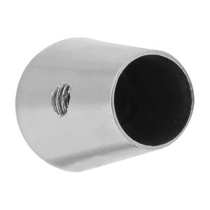 ท่อราวจับสแตนเลสแบบกลวงราคาประหยัด ขนาด 12 มม. 16 มม. พร้อมฝาปิดปลายแบบเจาะรู - Product Image 2