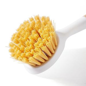 Brosse de nettoyage de cuisine à long manche en hêtre pour la vaisselle et les casseroles, vente en gros personnalisée - Product Image 3