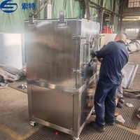 Secador por Congelación al Vacío Tipo Bandeja de Acero Inoxidable con Manómetro y Visor para Equipos de Secado de Alimentos en Laboratorio