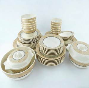 Ramadan 38 pièces Ensemble de <span class=keywords><strong>vaisselle</strong></span> et de couverts en mélamine bon marché pour restaurant Royal Collection pour 6 personnes - Product Image 1