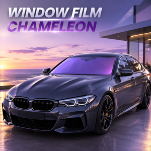 <span class=keywords><strong>Película</strong></span> para Ventanas de Automóviles, Color Azul Camaleón <span class=keywords><strong>Púrpura</strong></span>, <span class=keywords><strong>Película</strong></span> de Protección Solar UV para Parabrisas - Product Image 1