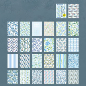 50pcs/pack Loose Leaf Floral Notes Memo <b>Pads</b> 50 Pieces Colorful Flower Background Material <b>Paper</b> for DIY Collage - Product Image 6