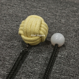 Equipo de baile de fuego Accesorios de rendimiento de fuego Arte de circo Pyro Dance Flame Show Malabares Spinning Poi 4*4 Monkey Fist <span class=keywords><strong>Fire</strong></span> Poi - Product Image 4