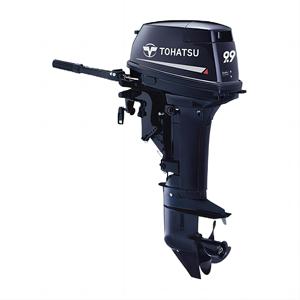 Moteurs Tohatsu M25H EPS 25HP à arbre court, 2 temps, avec télécommande de carburant pour bateaux, état neuf - Product Image 5