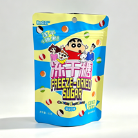 Sachet refermable personnalisé de qualité alimentaire, matériau sûr, sac scellé pour collations d'enfants, aliments comestibles, emballage formel