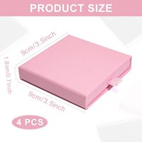 Boîte à bijoux rigide en carton personnalisée de luxe haut de gamme avec logo, finition mate, gaufrage, fermeture magnétique, couleur personnalisée