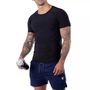 Vêtements de sport pour hommes Chemise de compression pour le piégeage de la chaleur brûlant les graisses - Product Image 4