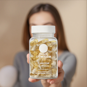 OEM مكملات الفيتامينات للنساء البالغات 60 كبسولة فيتامين B12 دعم العظام المغنيسيوم Omega3 DHA ليس للنساء الحوامل - Product Image 4