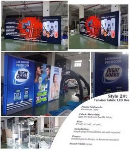 Aluminum SEG Lightbox Portable LED Fabric Display Wall for Trade Show Exhibition Backdrop Signage Stand Commercial <b>Advertising</b> - Product Image 3