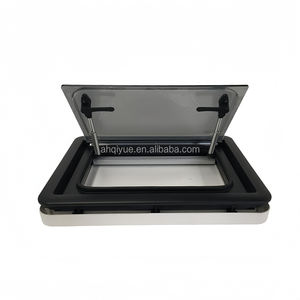 Fenêtre de caravane/camping-car en aluminium de <span class=keywords><strong>petite</strong></span> taille 350x280mm pour remplacement, avec pare-soleil et <span class=keywords><strong>moustiquaire</strong></span> - Product Image 5