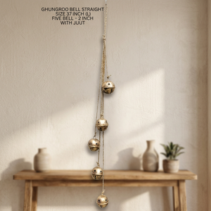 Carillon à vent rond plaqué or peint, ornement suspendu de style antique, cloche en métal découpée en étoile pour la décoration intérieure - Product Image 3