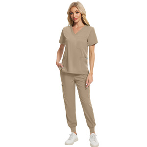 42118 Uniformes Médicos para Mujer, Uniformes de Hospital, Conjuntos de Uniformes Quirúrgicos Estampados, Logotipo Personalizado, Uniformes Médicos de Secado Rápido para Enfermeras - Product Image 3
