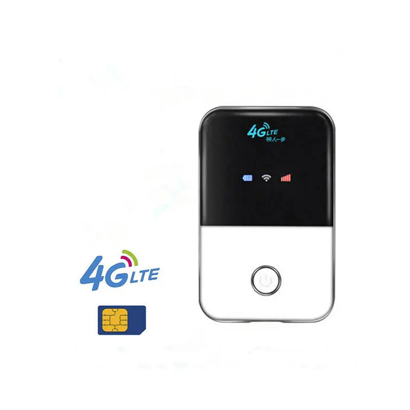 मिनी मोबाइल पोर्टेबल हॉटस्पॉट एमआई-फाई 3 जी 4G Lte वायरलेस वाईफ़ाई जेब रूटर के साथ सिम कार्ड 4g एम आई-फाई 150mbps जेब रूटर