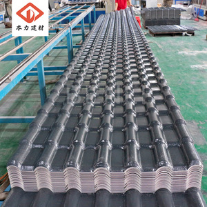 Synthetic Resin Roofing Tiles ASA Surface Layer 2.5mm-3.0mm Thickness Corrugated PVC For Roofing Foshan Origin - Product Image 3