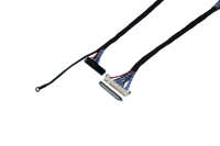 Kabel LVDS kustom kualitas tinggi untuk layar Digital/tampilan komputer, cocok untuk Monitor LED LCD dan kabel Display TV