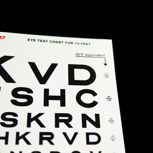 แผ่นทดสอบสายตาแบบแคนวาส ยี่ห้อ SHIHAI คุณภาพสูง สีขาว สำหรับทุกเพศทุกวัย - Product Image 5