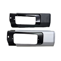 Accessoires de voiture YBJ Cadre d'angle noir en fer pour Landcruiser 2007-2021 LC70 78 70 FJ76 SUV Pare-chocs arrière LC79 Cache de feu arrière