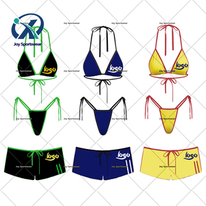 Costumi <span class=keywords><strong>da</strong></span> <span class=keywords><strong>bagno</strong></span> di lusso personalizzati con logo, <span class=keywords><strong>pantaloncini</strong></span> bikini, set tre pezzi stile sportivo, costumi <span class=keywords><strong>da</strong></span> <span class=keywords><strong>bagno</strong></span> <span class=keywords><strong>da</strong></span> <span class=keywords><strong>donna</strong></span> taglie forti - Product Image 2
