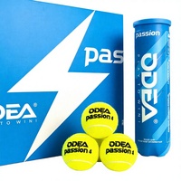 Balle de tennis de plage ODEA portable haute durabilité en laine et caoutchouc, emballage personnalisé Passion Tour, pour entraînement quotidien à faible coût