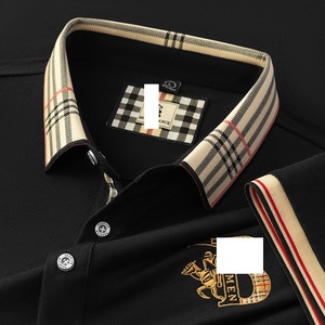 Haute qualité hommes à manches courtes décontracté pour Polo brodé robe d'été carré Style formel-disponible en gros - Product Image 2