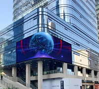Écran LED vidéo publicitaire extérieur personnalisé P6 P8 P10, grand format, affichage numérique pour les places commerciales et les façades de bâtiments
