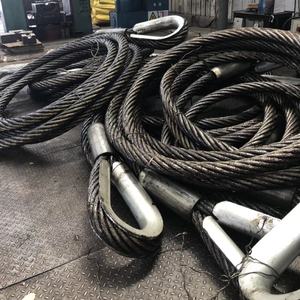 折りたたみ式アイ付き亜鉛メッキ鋼線ロープスリング、リフティングリギング用、引張強度1770MPA - Product Image 6