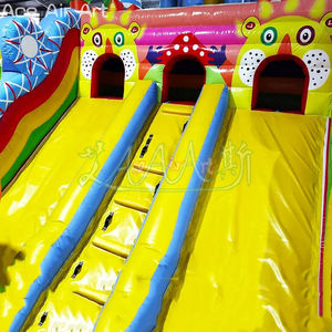 Château plein d'entrain extérieur commercial avec toboggan gonflable Clown Palace Entertainment Fun City Bounce Slide Playing Ground - Product Image 5