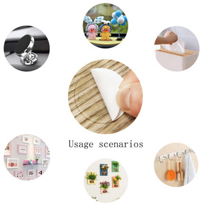 Kích Thước Tùy Chỉnh Hai Mặt Chết Cắt Rõ Ràng Acrylic Nano Băng Chấm Áp Lực Nhạy Cảm Gắn Vòng Tròn Sticker Miếng Đệm Chết Cắt Bọt - Product Image 4