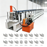 Machine de fabrication de gouttières et de tuyaux d'évacuation en acier pour systèmes de toiture métalliques, avec moteur à roulement, facile à utiliser, fabriquée en Chine