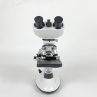 Utilisation de laboratoire scolaire personnalisé optique 40x-400x 100x-1000x Microscope d'étudiant biologique à tête binoculaire portable avec batterie