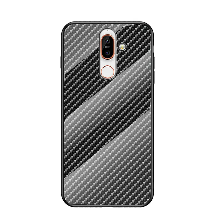 NoKia 7plus — coque rigide, Anti-chute, Ultra-mince, en Fiber de carbone véritable, pour téléphone portable, NoKia plus, 100% de densité