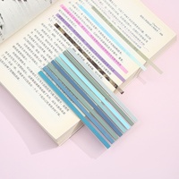 Transparente Markierstreifen aus PET, Langes Buchband, Wiederverwendbare Klebende Index-Tabs, Flaggen zum Annotieren für Studium, Schule und Bürobedarf