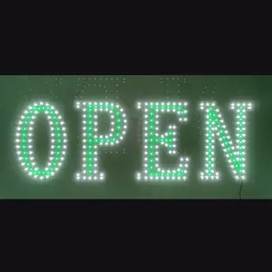 NEW Open Business Sign Board Logo personalizzato Sign produttore Outdoor Shop SMD LED Light Ultra Thin Electronic LED Sign