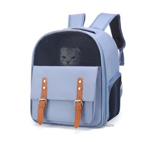 Cat Backpack Breathable Oxford Cloth <b>Pet</b> <b>Carrier</b> Large Capacity Portable Travel Bag For Cats Dogs - Product Image 3