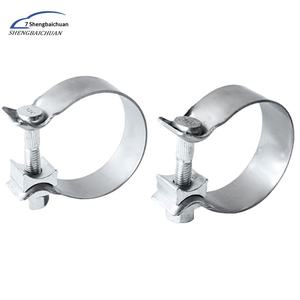 Abrazaderas Universales de Acero Inoxidable 304 para Sistemas de Escape Modificados, Tubos de Escape de Automóviles, Mangueras de Alta Resistencia, Venta Directa de Fábrica - Product Image 4