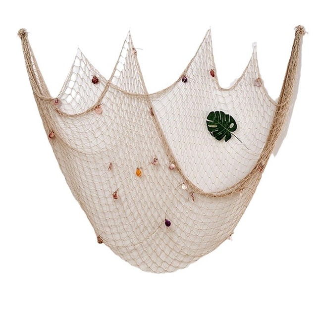Halloween Mediterranean Style Fishnet Wall Decoration Pendant Ins Grid Photo Wall Kindergarten Stair Ring Creation