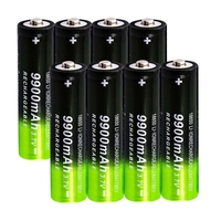 Grosir 18650 baterai isi ulang 3.7V 9900mAH baterai Li-Ion 1.5v baterai lithium untuk pengukur air/